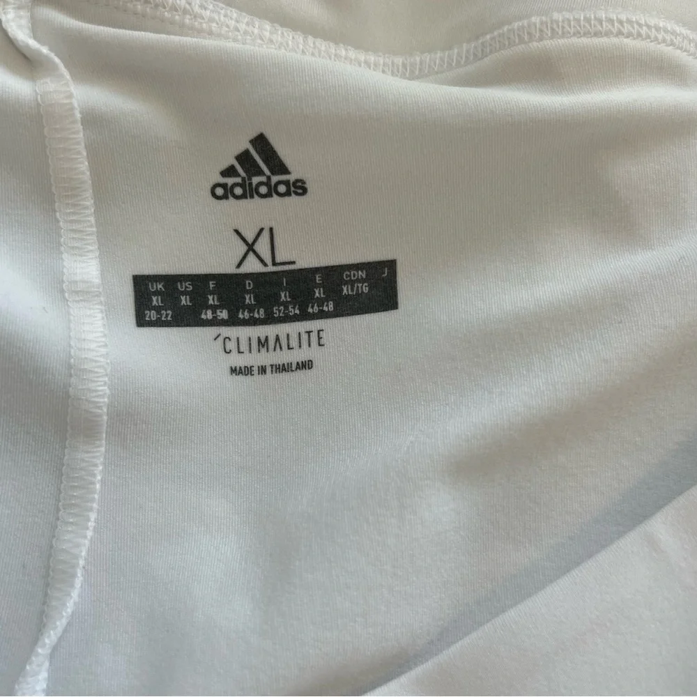 ADIDAS white tennis ruffle skort size XL